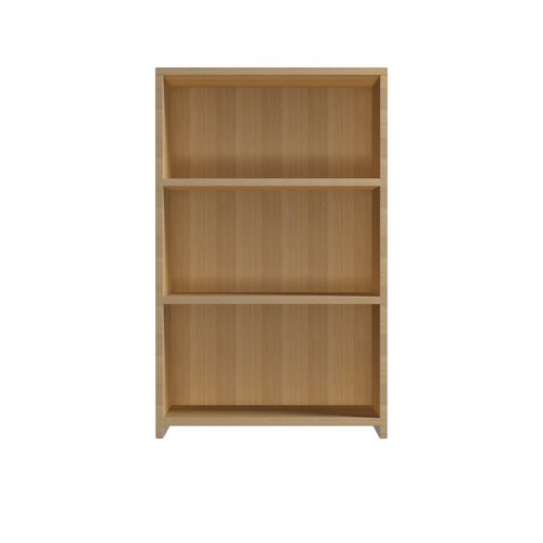 Serrion Premium Bookcase 750x400x1200mm Ferrera Oak KF822097 - VOW - KF822097 - McArdle Computer and Office Supplies