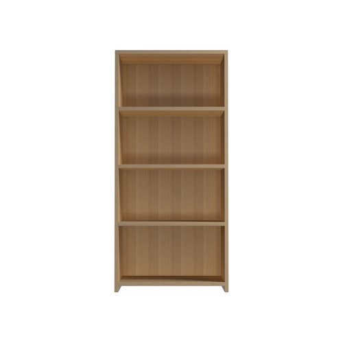 Serrion Premium Bookcase 750x400x1600mm Ferrera Oak KF822127 - VOW - KF822127 - McArdle Computer and Office Supplies