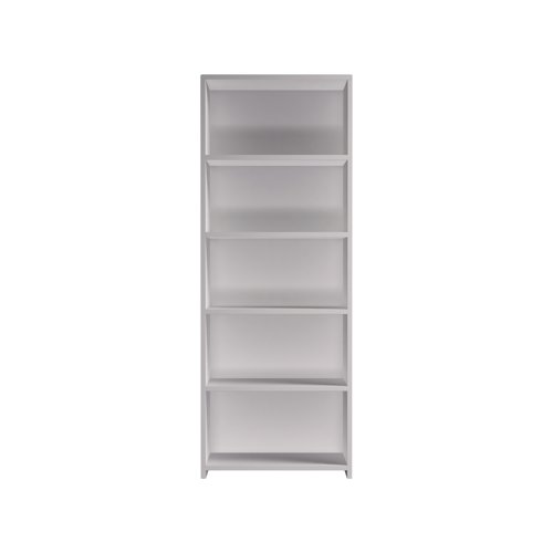 Serrion Premium Bookcase 750x400x2000mm White KF822165 - VOW - KF822165 - McArdle Computer and Office Supplies
