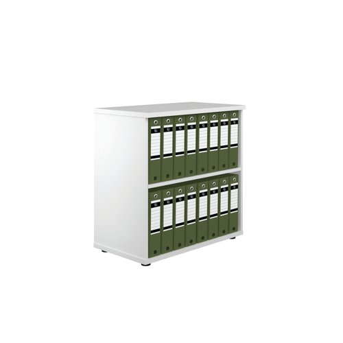 Jemini Bookcase 800x450x800mm White KF822349 - VOW - KF822349 - McArdle Computer and Office Supplies