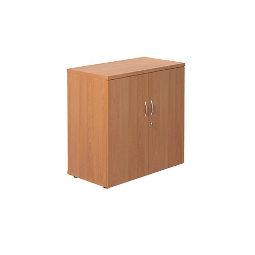 With a one-piece MFC back panel, this 800mm high cupboard has one shelf and is the ideal height to extend your desktop space a bit further. It has lockable doors to protect your valuable files or possessions and measures W800 x D450 x H800mm.