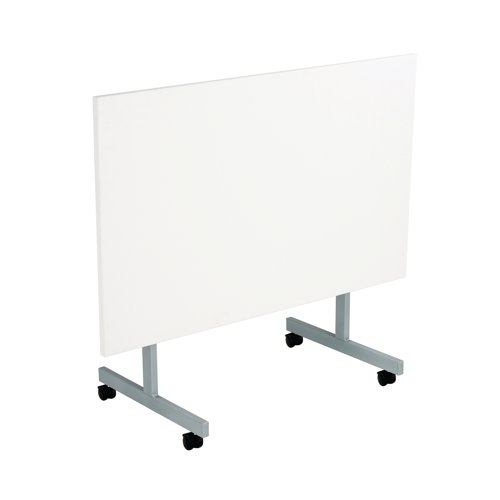 Jemini Rectangular Tilting Table 1200x800x730mm White/Silver KF822401