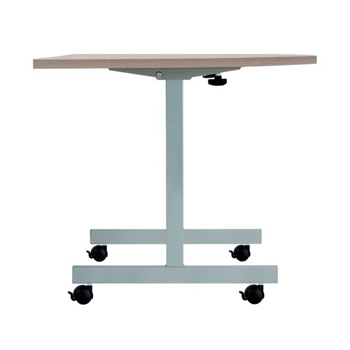 Jemini D-End Tilt Table 1400x700x720mm Dark Walnut/Silver KF822424