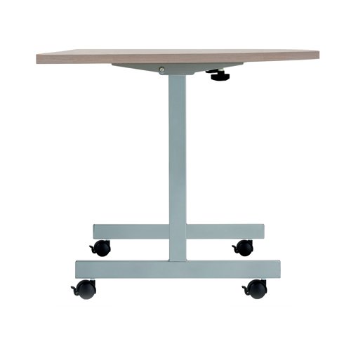 KF822431 Jemini D-End Tilt Table 1400x700x720mm Grey Oak/Silver KF822431