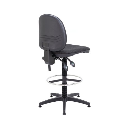 The Jemini Medium Back Operator chair with contoured back and a permanent contact back (PCB) mechanism. A popular solution to the rigorous demands of any office environment, this chair has been tested to BS 1335 (2000) Part 2. This chair has a maximum sitter weight of 18 stone and has a recommended usage time of 8 hours.
