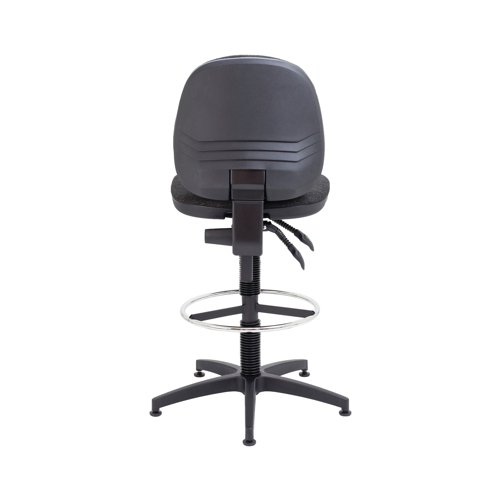 Jemini Medium Back Operator Chair Fixed D-Kit Charcoal KF822461