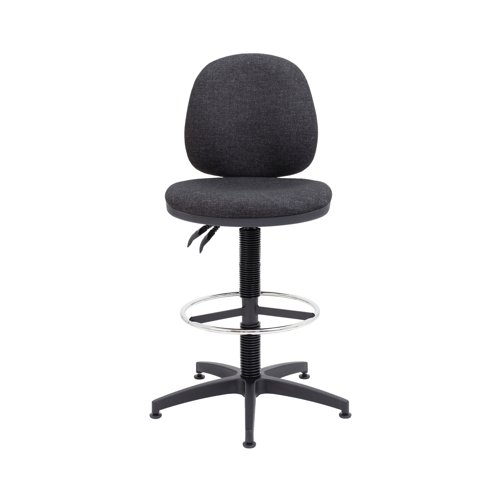 The Jemini Medium Back Operator chair with contoured back and a permanent contact back (PCB) mechanism. A popular solution to the rigorous demands of any office environment, this chair has been tested to BS 1335 (2000) Part 2. This chair has a maximum sitter weight of 18 stone and has a recommended usage time of 8 hours.