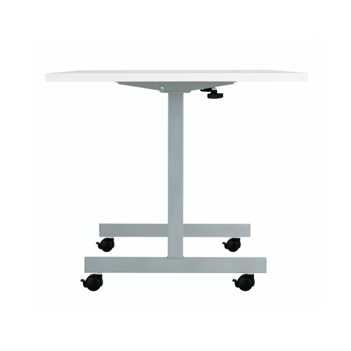 Jemini Rectangular Tilting Table 1200x700x730mm White/Silver KF822481