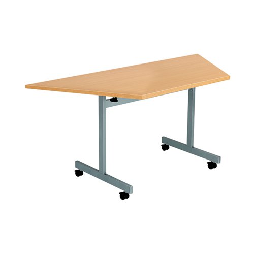 Jemini Trap Tilt Table 1600x800x720mm Beech/Silver KF822530