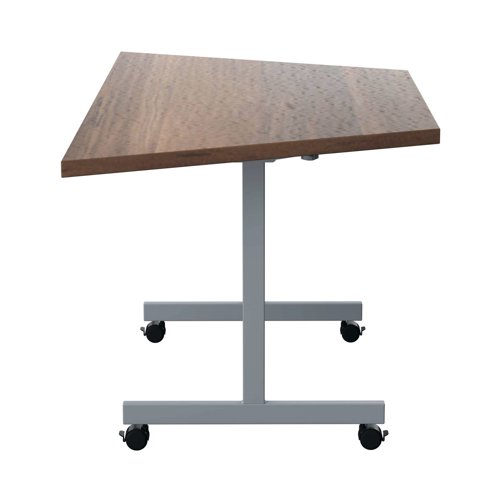 Jemini Trap Tilt Table 1600x800x720mm Dark Walnut/Silver KF822547