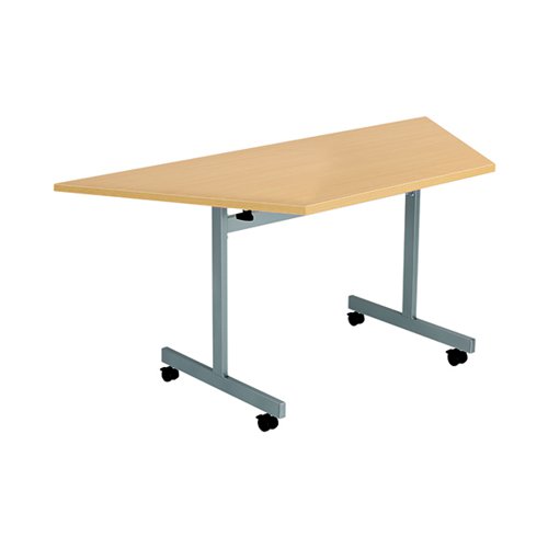 Jemini Trap Tilt Table 1600x800x720mm Nova Oak/Silver KF822578