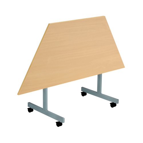 Jemini Trap Tilt Table 1600x800x720mm Nova Oak/Silver KF822578 - KF822578