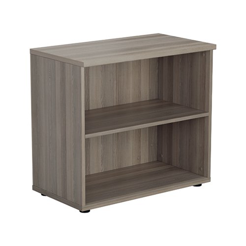 This Jemini Bookcase provides a convenient storage solution for organised office filing. Complete with one shelf, this bookcase is suitable for filing and storing lever arch and box files. The bookcase measures 800 x 450 x 730mm and comes in a grey oak finish to complement the Jemini furniture range.