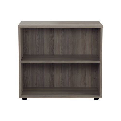 Jemini Wooden Bookcase 800x450x730mm Grey Oak KF822591 - VOW - KF822591 - McArdle Computer and Office Supplies