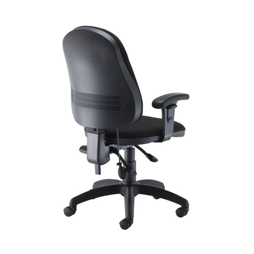 Jemini Intro Posture Chair with Arms 640x640x990-1160mm Black KF822592 - KF822592