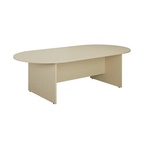 Jemini D-End Meeting Table 1800x1000x730mm Maple KF822660