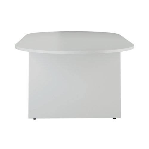 Jemini D-End Meeting Table 1800x1000x730mm White KF822677