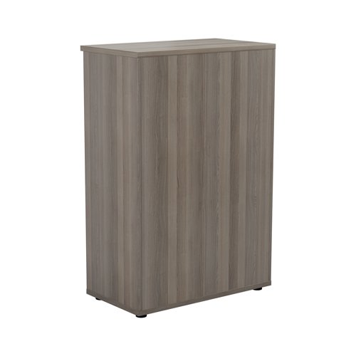 Jemini Wooden Bookcase 800x450x1200mm Grey Oak KF822861 - KF822861