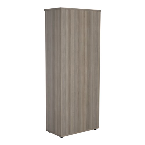 Jemini Wooden Bookcase 800x450x2000mm Grey Oak KF822891 Bookcases KF822891