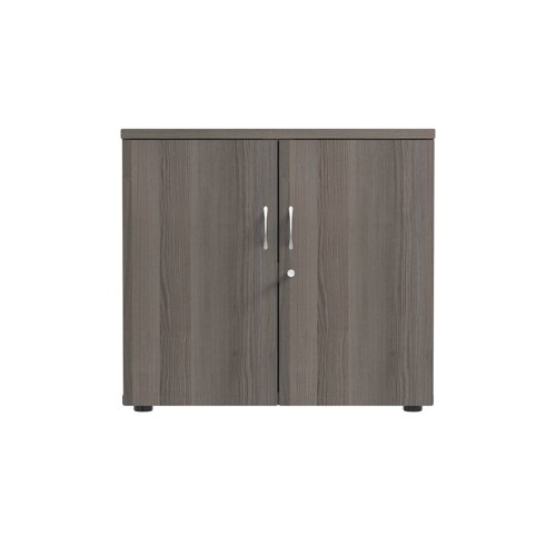 This Jemini Cupboard provides a convenient storage solution for organised office filing. Complete with lockable doors to protect your valuable files or possessions. With a one-piece MFC back panel and one shelf. The cupboard measures 800 x 450 x 730mm and comes in a grey oak finish to complement the Jemini furniture range.