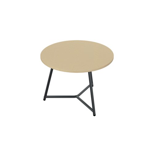 KF823391 | The Jemini Trinity low table is the perfect coffee or reception table. The stylish table with circular top and metal legs is ideal for any waiting, breakout or reception area.