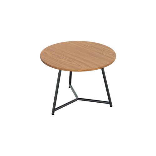 KF823407 | The Jemini Trinity low table is the perfect coffee or reception table. The stylish table with circular top and metal legs is ideal for any waiting, breakout or reception area.
