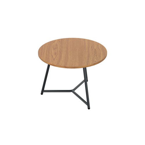 KF823407 | The Jemini Trinity low table is the perfect coffee or reception table. The stylish table with circular top and metal legs is ideal for any waiting, breakout or reception area.