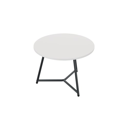 KF823414 | The Jemini Trinity low table is the perfect coffee or reception table. The stylish table with circular top and metal legs is ideal for any waiting, breakout or reception area.