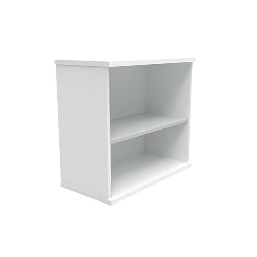 Astin Bookcase 1 Shelf 800x400x730mm Arctic White KF823780 VOW