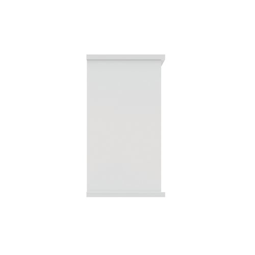 Astin Bookcase 1 Shelf 800x400x730mm Arctic White KF823780 Bookcases KF823780