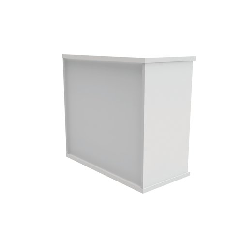 Astin Bookcase 1 Shelf 800x400x730mm Arctic White KF823780 Bookcases KF823780