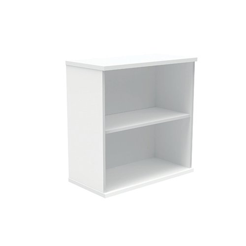 Astin Bookcase 1 Shelf 800x400x816mm Arctic White KF823797 Bookcases KF823797
