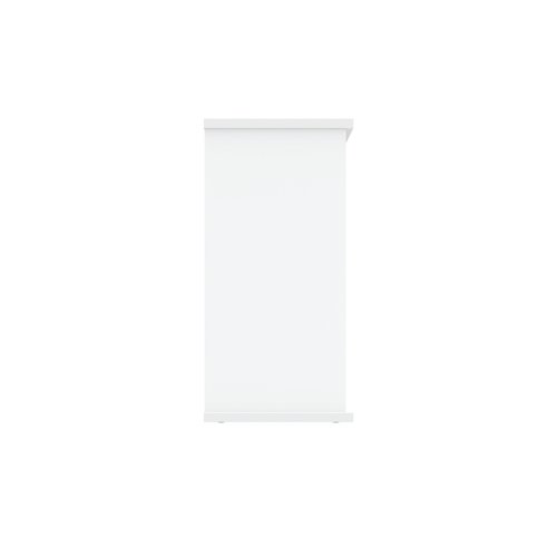 Astin Bookcase 1 Shelf 800x400x816mm Arctic White KF823797 KF823797