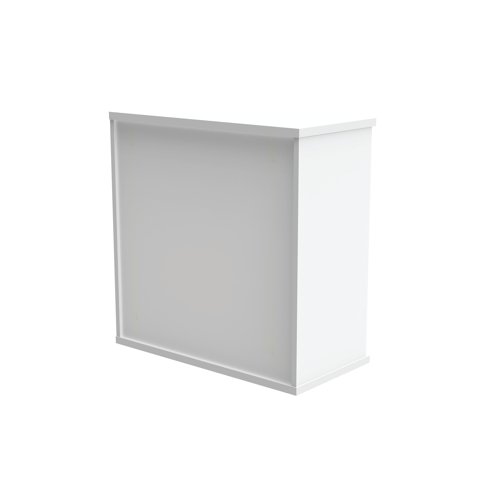Astin Bookcase 1 Shelf 800x400x816mm Arctic White KF823797