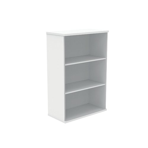 Astin Bookcase 2 Shelves 800x400x1204mm Arctic White KF823803 Bookcases KF823803