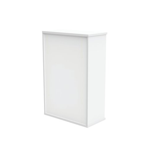 Astin Bookcase 2 Shelves 800x400x1204mm Arctic White KF823803 Bookcases KF823803