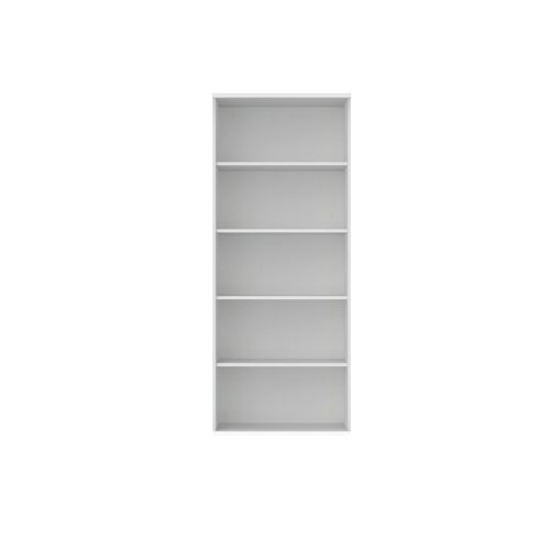 Astin Bookcase 4 Shelves 800x400x1980mm Arctic White KF823827 Bookcases KF823827