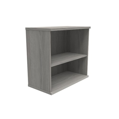 Astin Bookcase 1 Shelf 800x400x730mm Alaskan Grey Oak KF823834 Bookcases KF823834