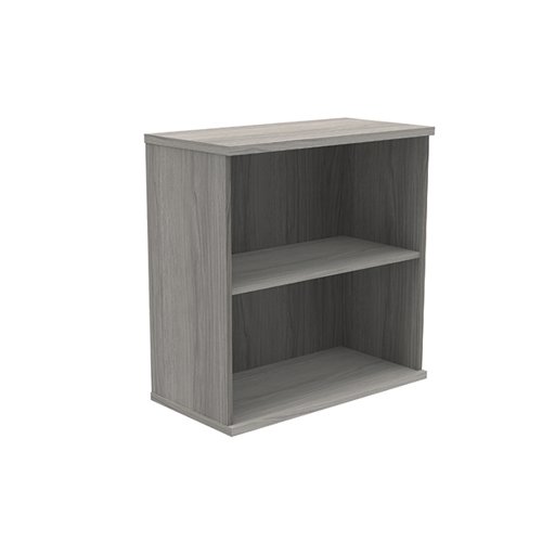 Astin Bookcase 1 Shelf 800x400x816mm Alaskan Grey Oak KF823841 Bookcases KF823841
