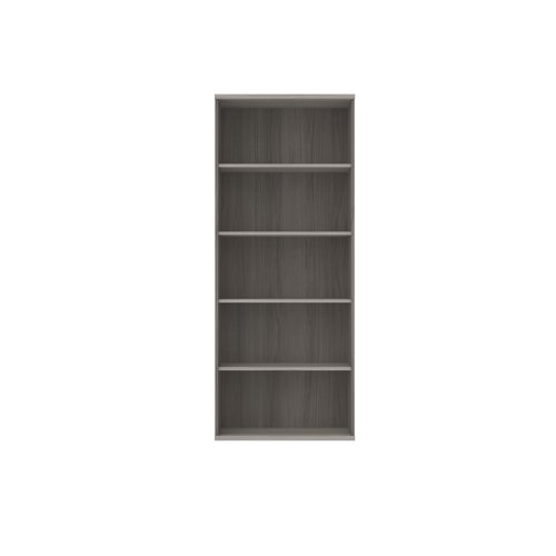 Astin Bookcase 4 Shelves 800x400x1980mm Alaskan Grey Oak KF823872