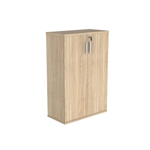Astin 2 Door Cupboard Lockable 800x400x1204mm Canadian Oak KF823957