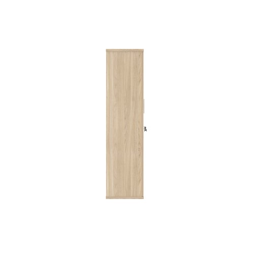 Astin 2 Door Cupboard Lockable 800x400x1592mm Canadian Oak KF823964 - KF823964