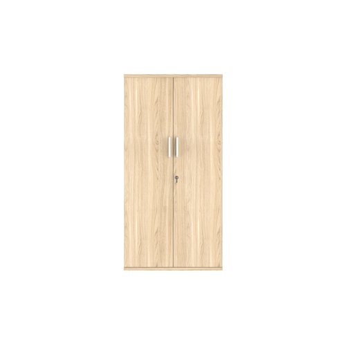 Astin 2 Door Cupboard Lockable 800x400x1592mm Canadian Oak KF823964 - KF823964