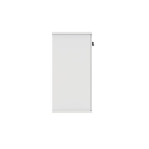 Astin 2 Door Cupboard Lockable 800x400x816mm Arctic White KF823995 - KF823995