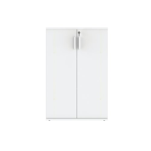 Astin 2 Door Cupboard Lockable 800x400x1204mm Arctic White KF824008