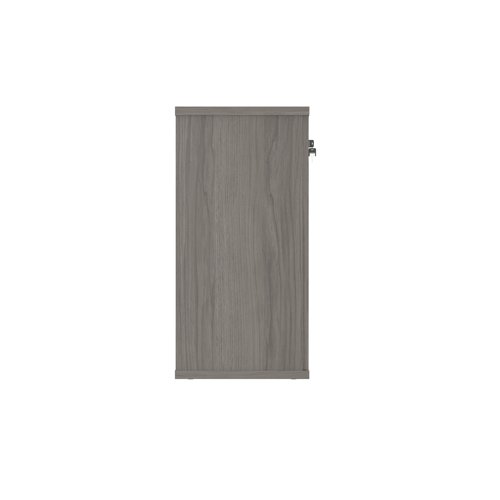 Astin 2 Door Cupboard Lockable 800x400x816mm Alaskan Grey Oak KF824046 - KF824046