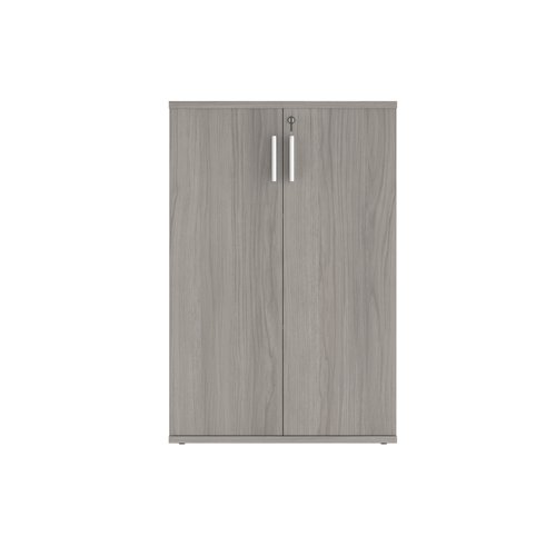 Astin 2 Door Cupboard Lockable 800x400x1204mm Alaskan Grey Oak KF824053