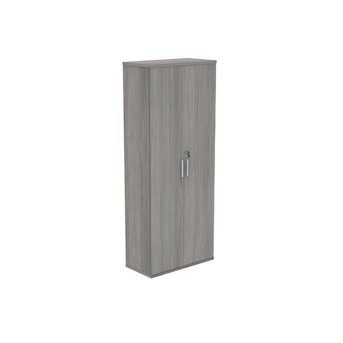 Astin 2 Door Cupboard Lockable 800x400x1980mm Alaskan Grey Oak KF824077
