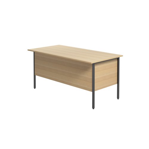 This 4 Leg desk from the Serrion range features a simple and contemporary finish that is ideal for use at home or in the office. The rectangular design allows for multiple desk configurations to set up your office in a way that works for you. This desk features an 18mm thick desktop with sturdy metal legs and a modesty panel included as standard.