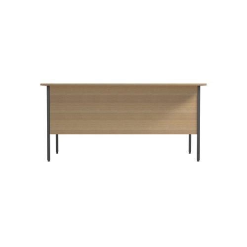 Serrion Rectangular 4 Leg Desk with Modesty Panel 1500x750x730mm Ferrera Oak KF838370 VOW